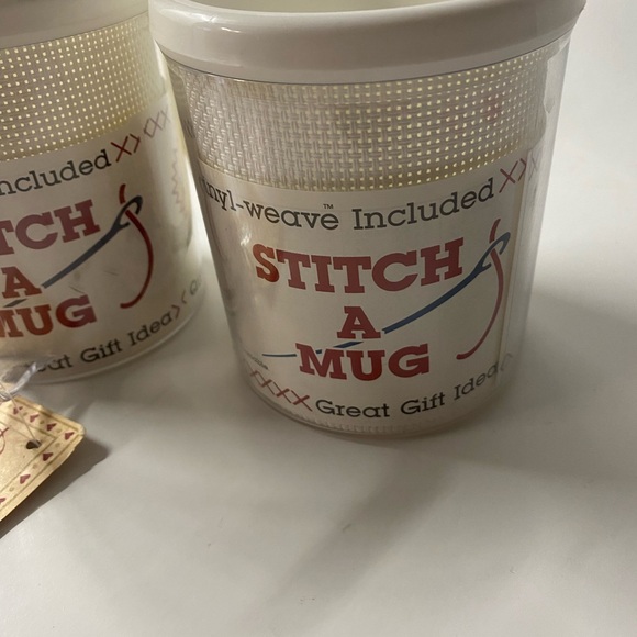 9A* Stich A Mug cross stich coffee mug of 2 hand made gift set with instructions - Picture 6 of 9